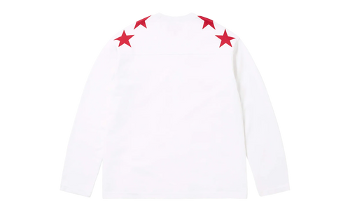 Playboy® L/S Football Top "SS26 - White" SU27097