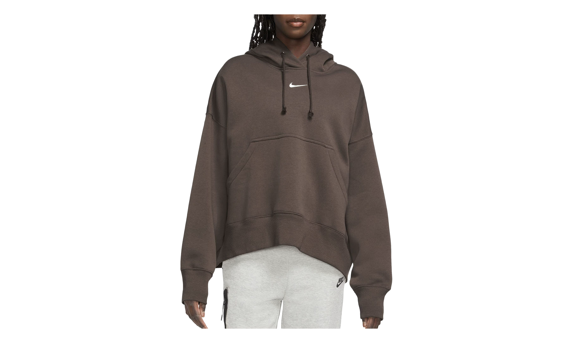 Sportswear Phoenix Fleece Over-oversized Pullover Hoodie WMNS"Baroque Brown/ Sail" DQ5858 237