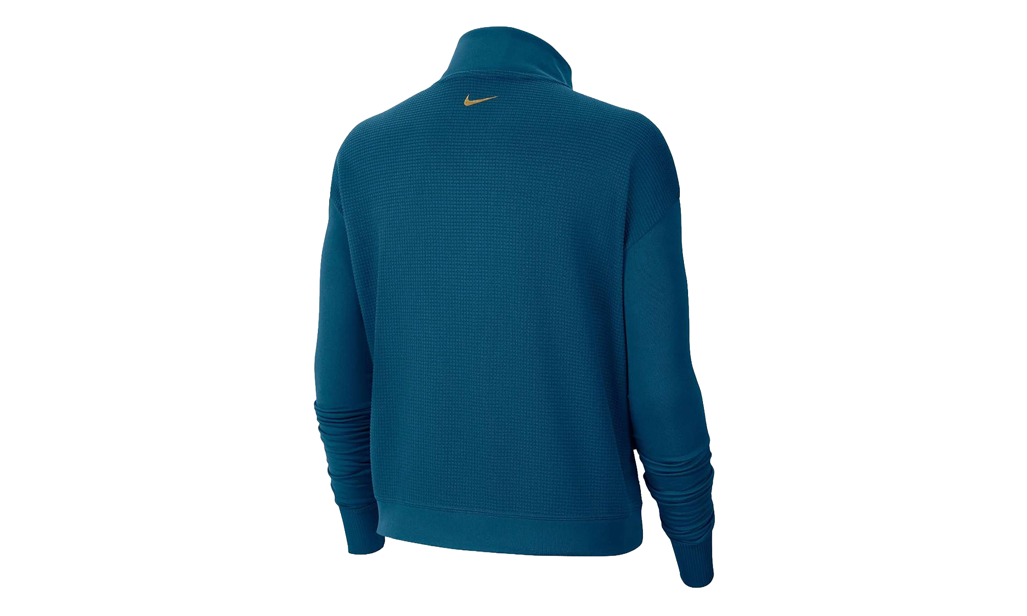 Icon Clash Midlayer Insulated Half Zip Top WMNS"Valerian Blue/ Metallic Gold" CZ1624 460
