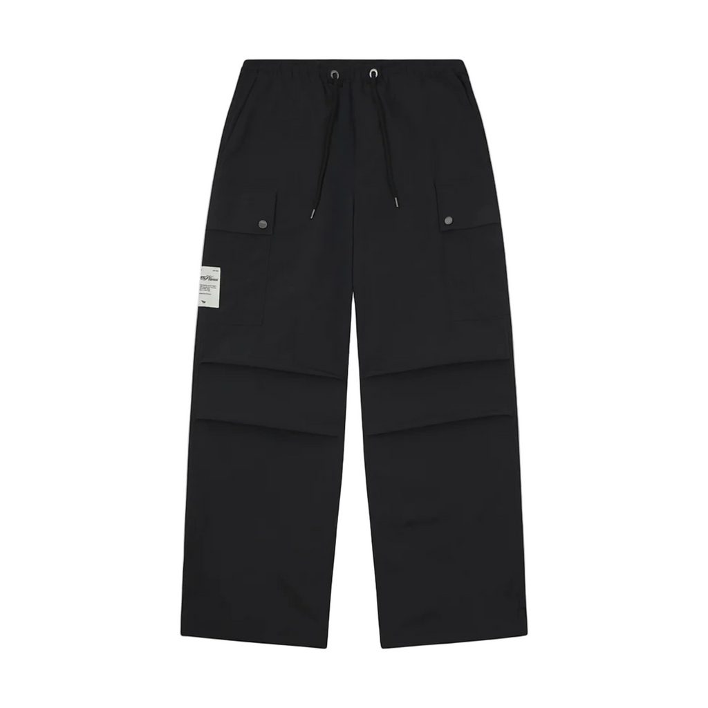 Paper Planes Wide Leg Cargo Pants - "Charcoal"