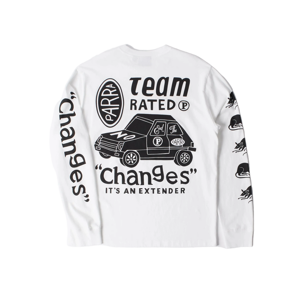 Parra "Team Changes" Long sleeve T-Shirt - White