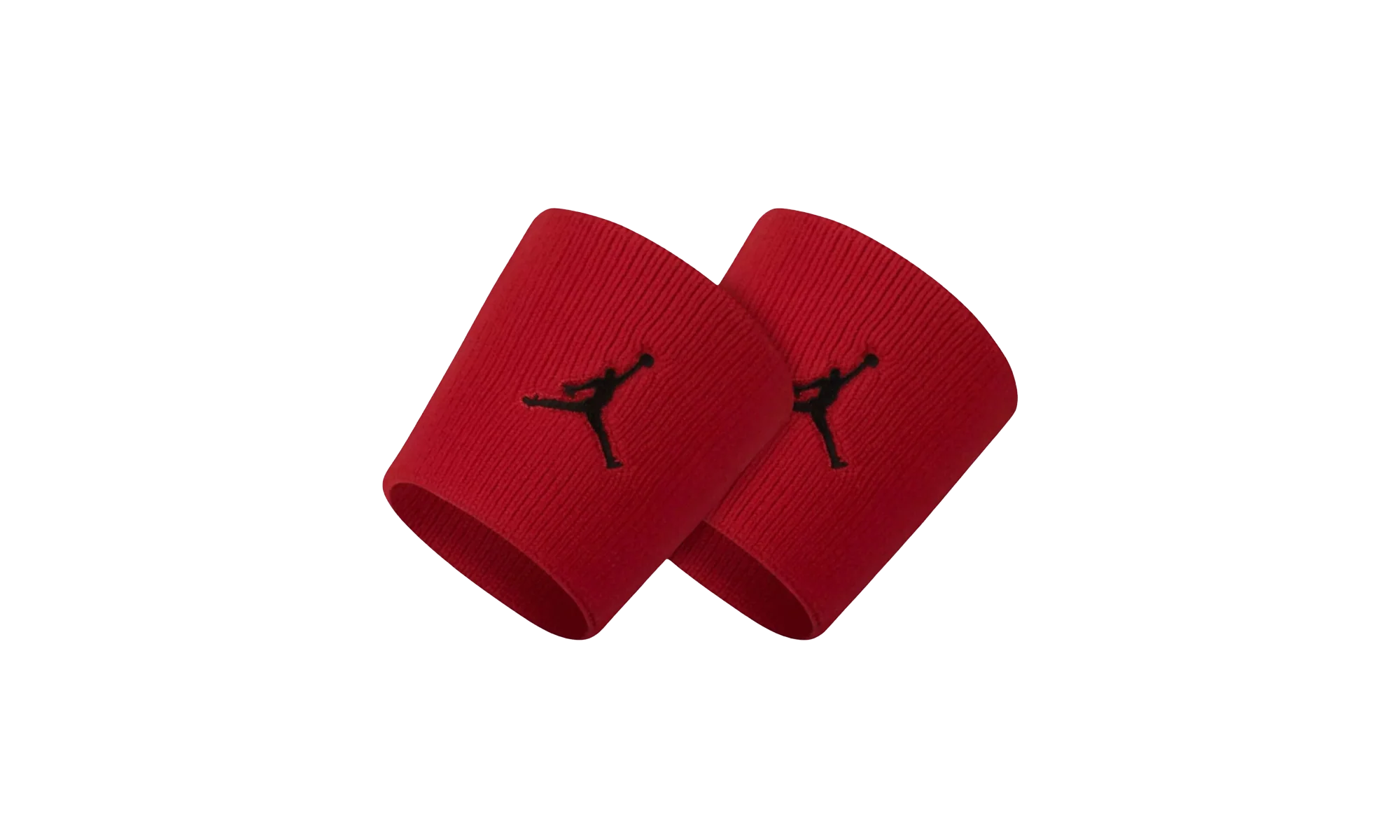 Jumpman Dri-fit Wristbands 2pack Red Unisex Style : Jkn01 "RED/BLACK" JKN01 605