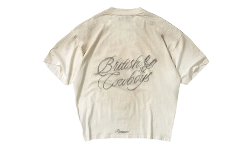 British Cowboys SS Tee "White" MLM100592-WE