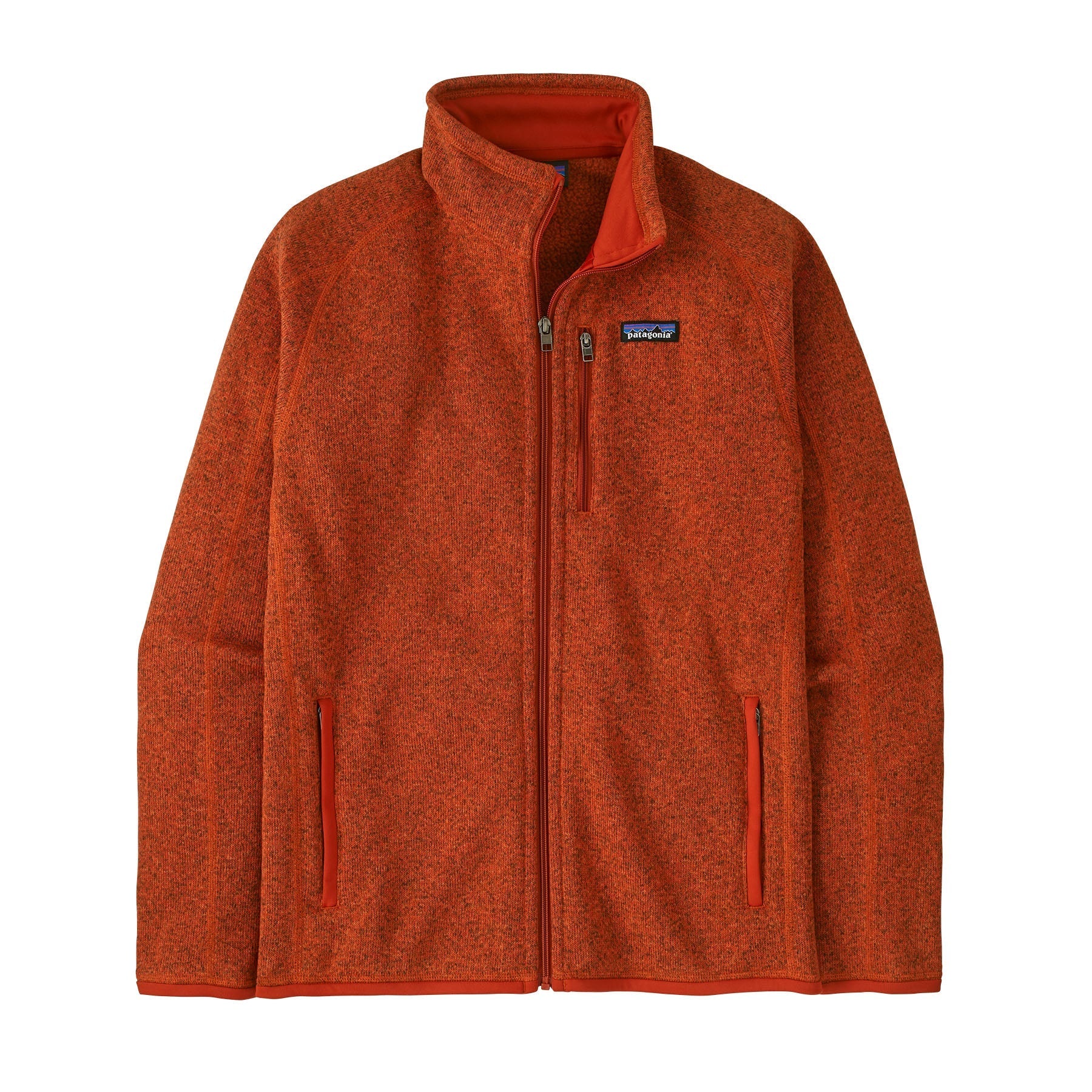 Men's Better Sweater® Fleece Jacket in Coral Orange