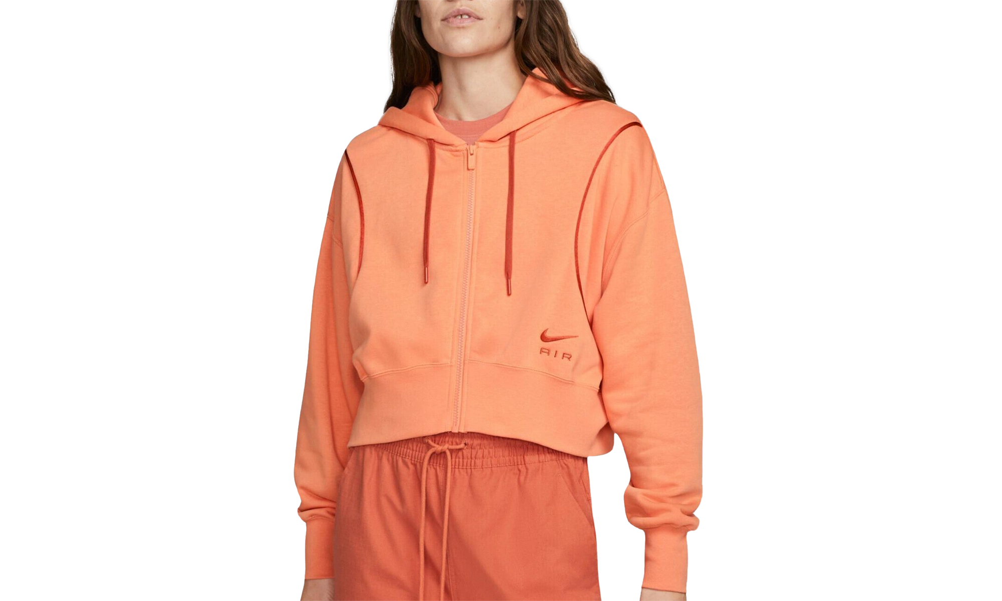 Air Womens Full-zip Hoodie WMNS"ORANGE" DQ6579 871