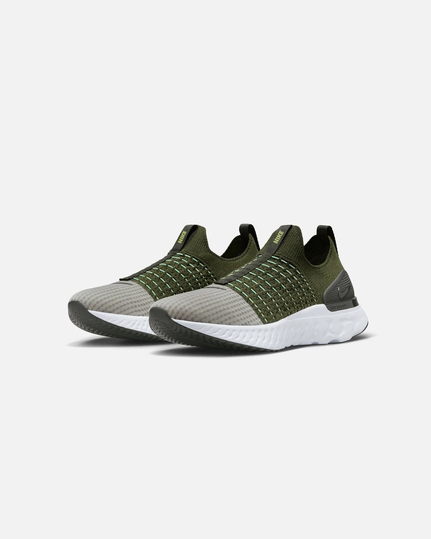 React Phantom Run FlyKnit 2 Rough Green/Yellow