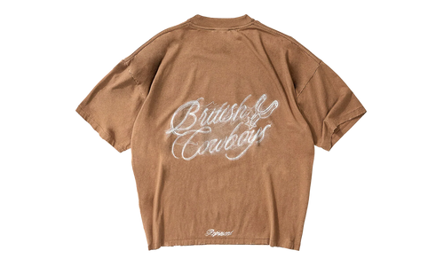 British Cowboys SS Tee "Dusty Brown" MLM100592-DB