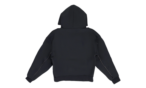 LONG DRAWSTRING HOODIE "Black" OFW MHDS 0001