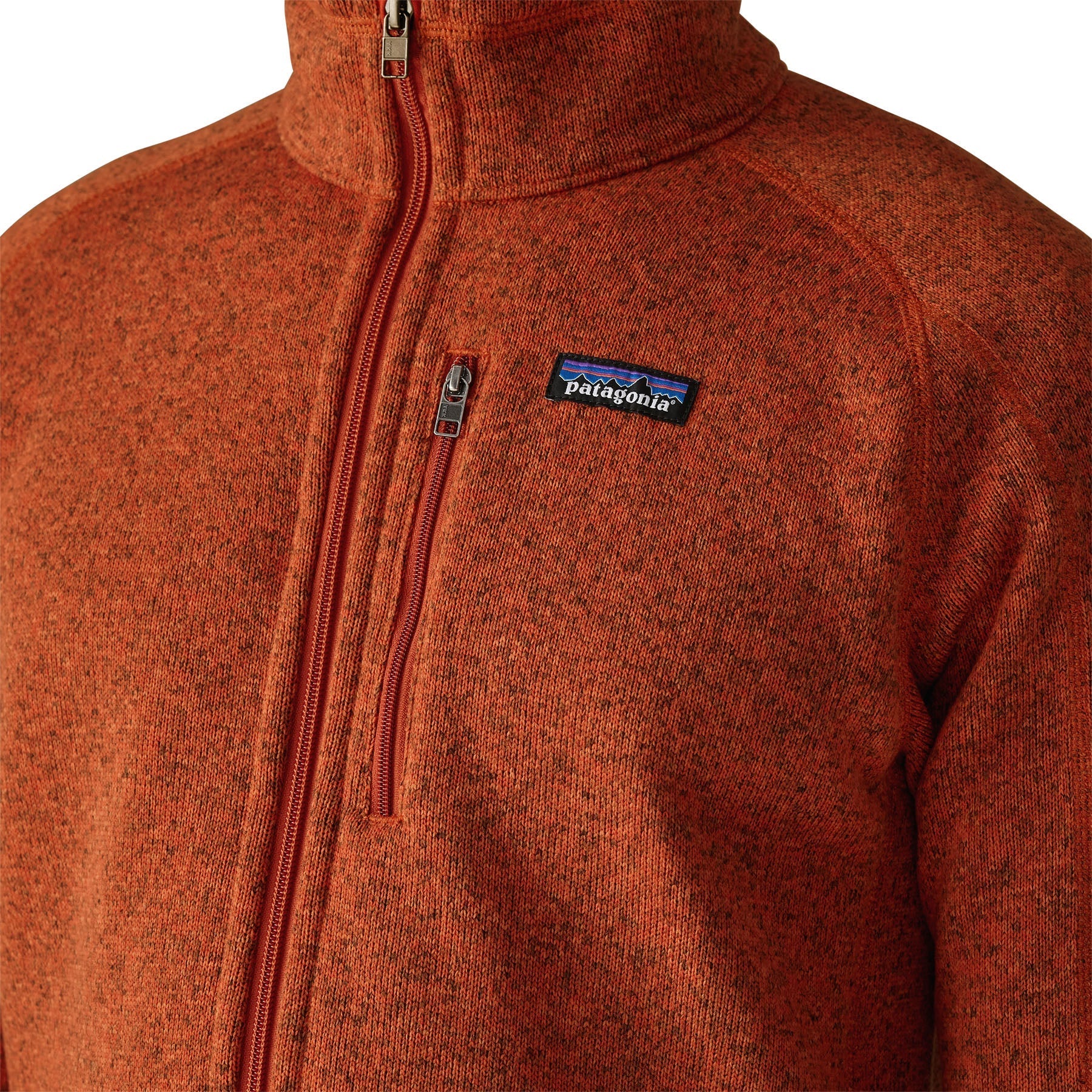 Men's Better Sweater® Fleece Jacket in Coral Orange