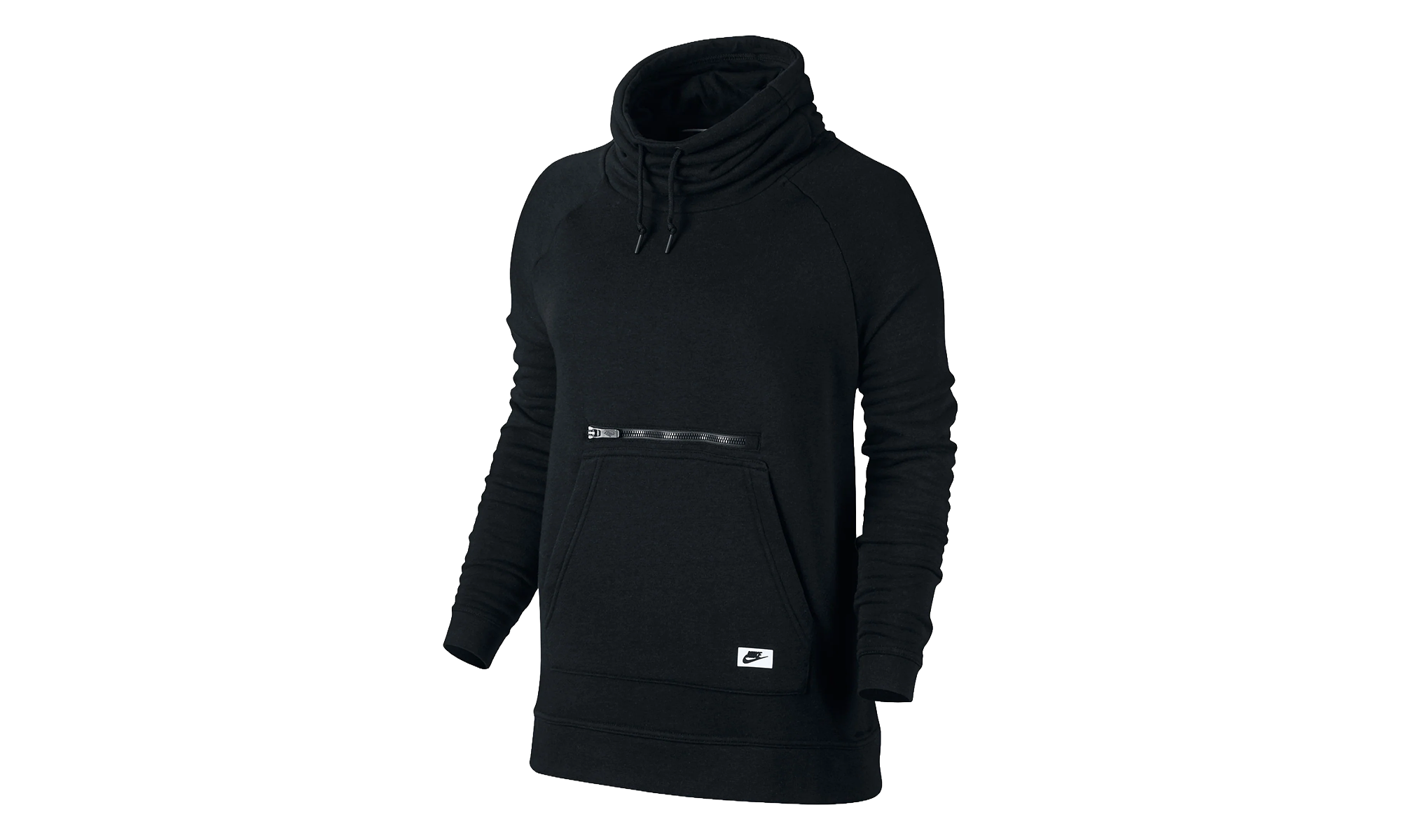 Sportswear Modern Funnel Neck Sweatshirt WMNS"Black" 803599 010