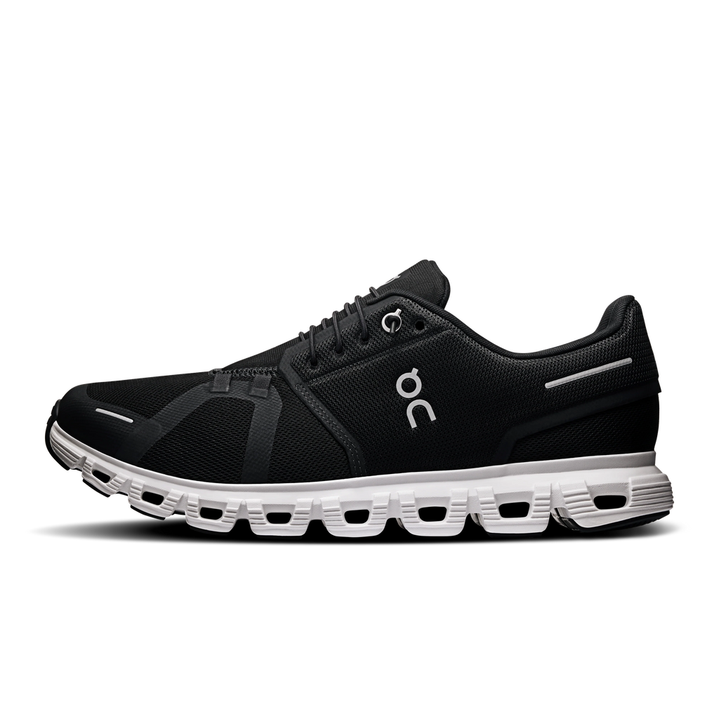 Men's Cloud 6 Wide in Black/White