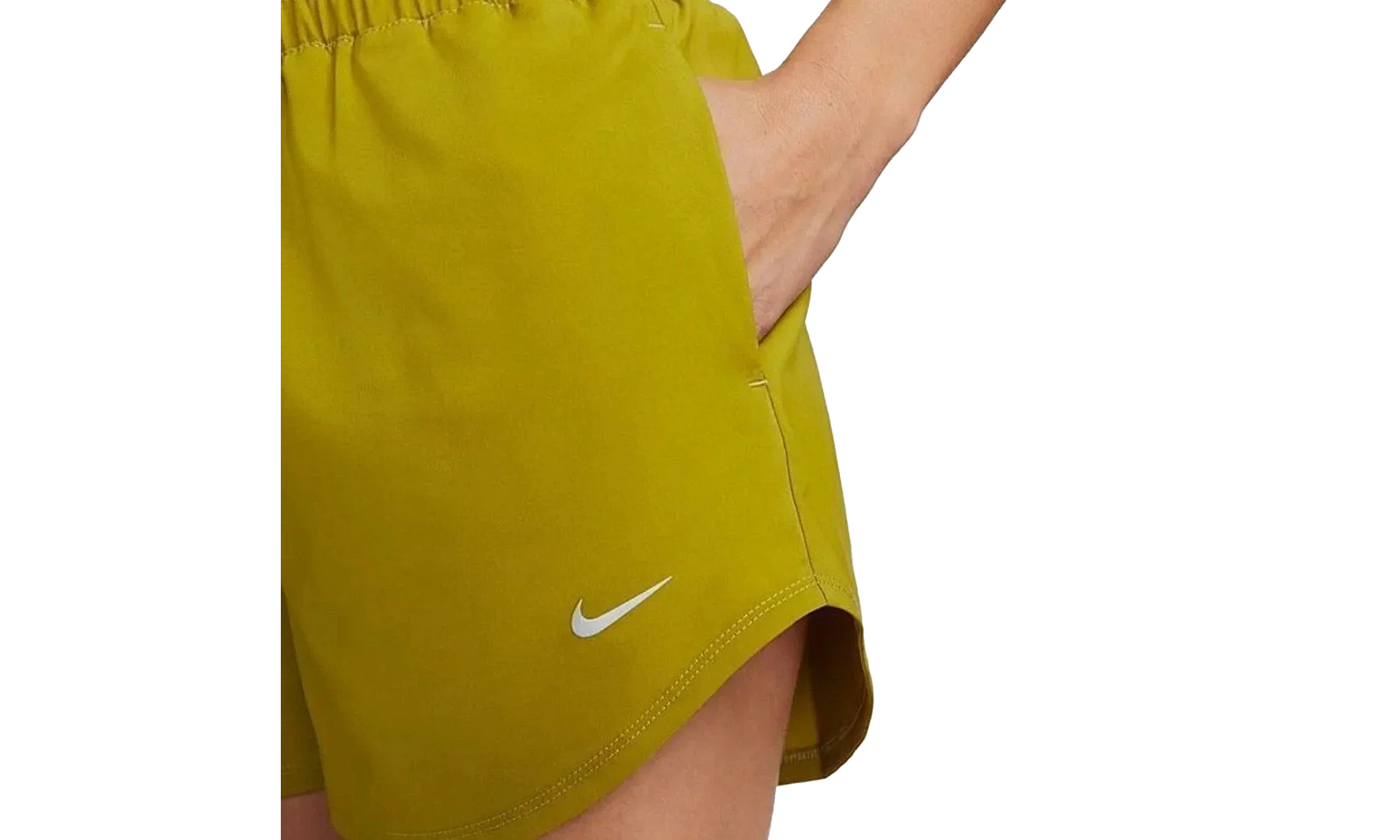 DRI-FIT HIGH-WAISTED 3" BRIEF-LINED SHORTS WMNS"Moss" DX6642 390