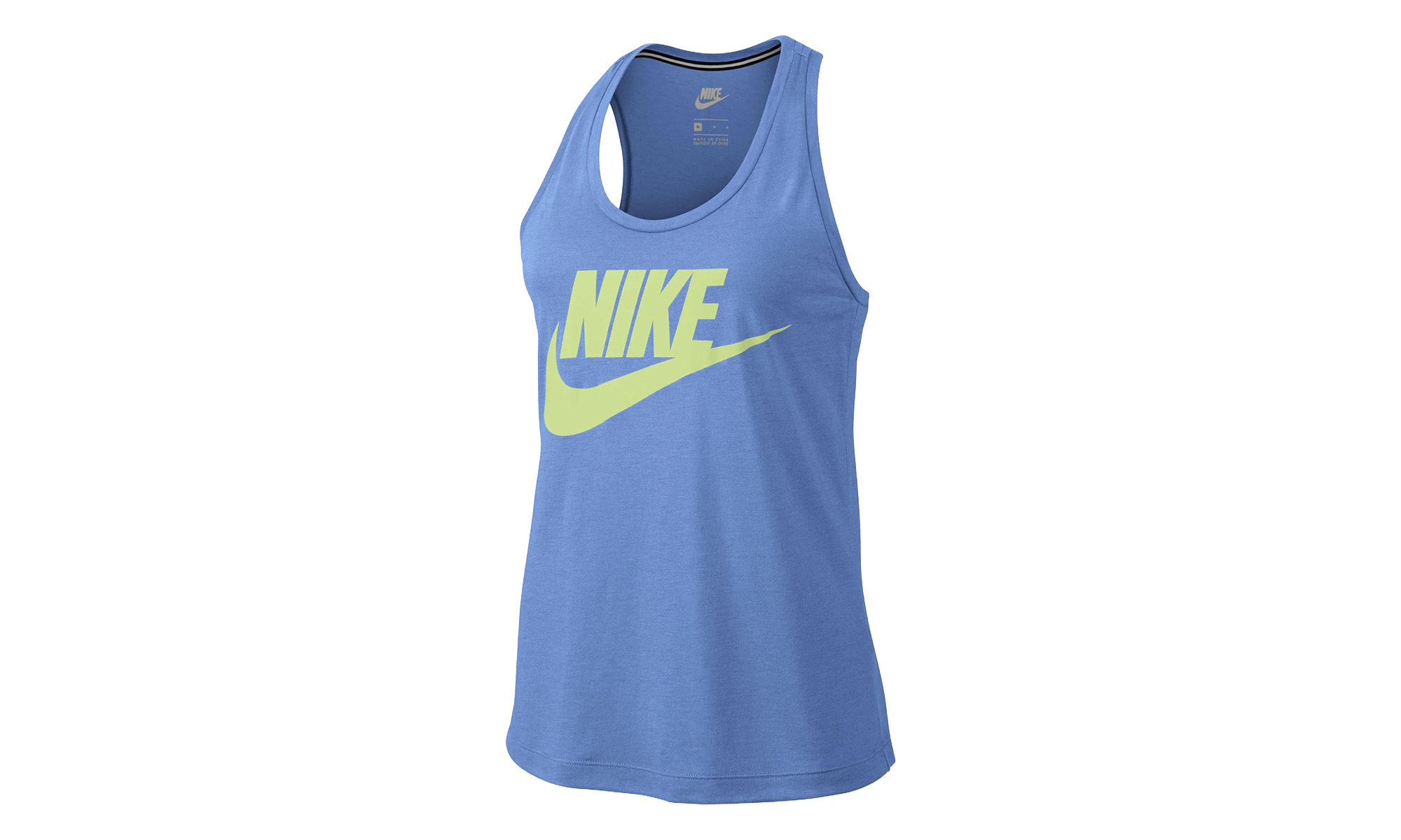 NSW Essential Tank Top WMNS"Aluminum/ Barely Volt" 831731 450