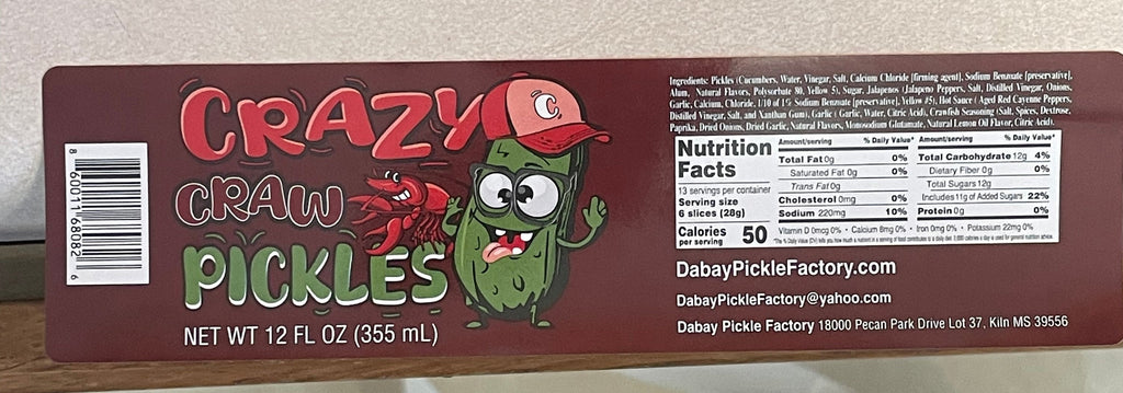 Crazy Craw Pickles