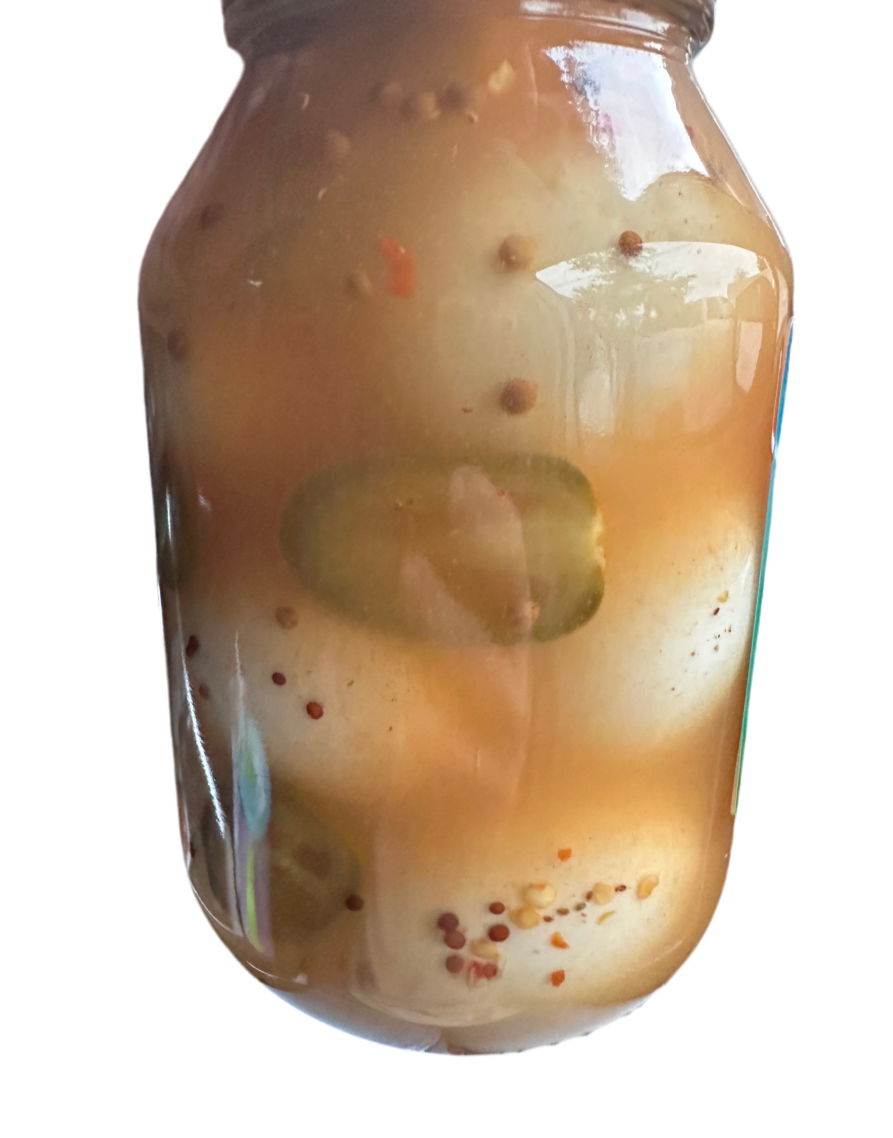 Da Bay Pickle Factory + Crazy Cajun Fat Eggs Snack - 32 FL OZ + 12 Fat Chicken Eggs & Jalapeños Cajun Seasoning - Foods