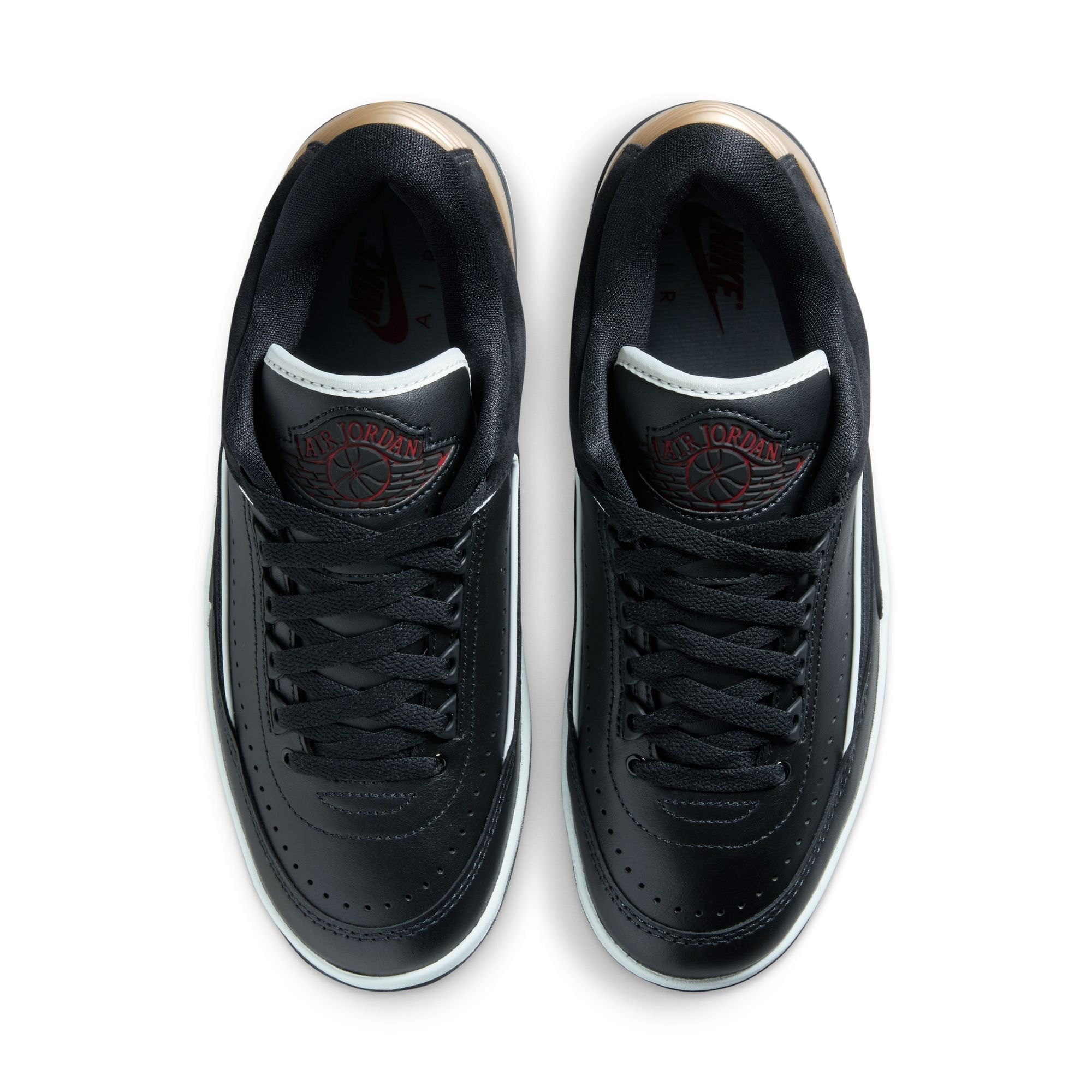 Women's  2 Retro Low - "Black/Varsity Red"