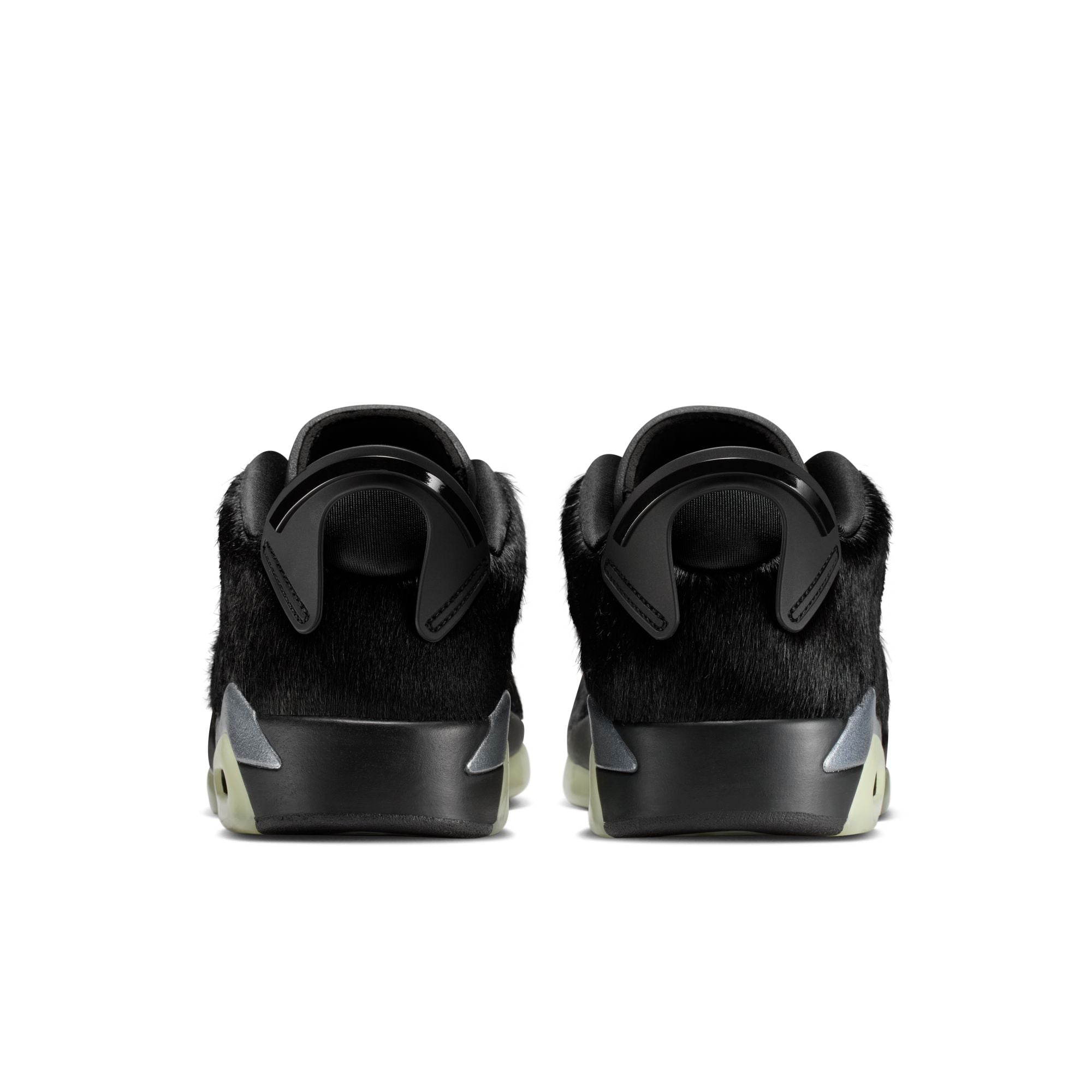 Women's  6 Retro Low - "Black Pony Hair"