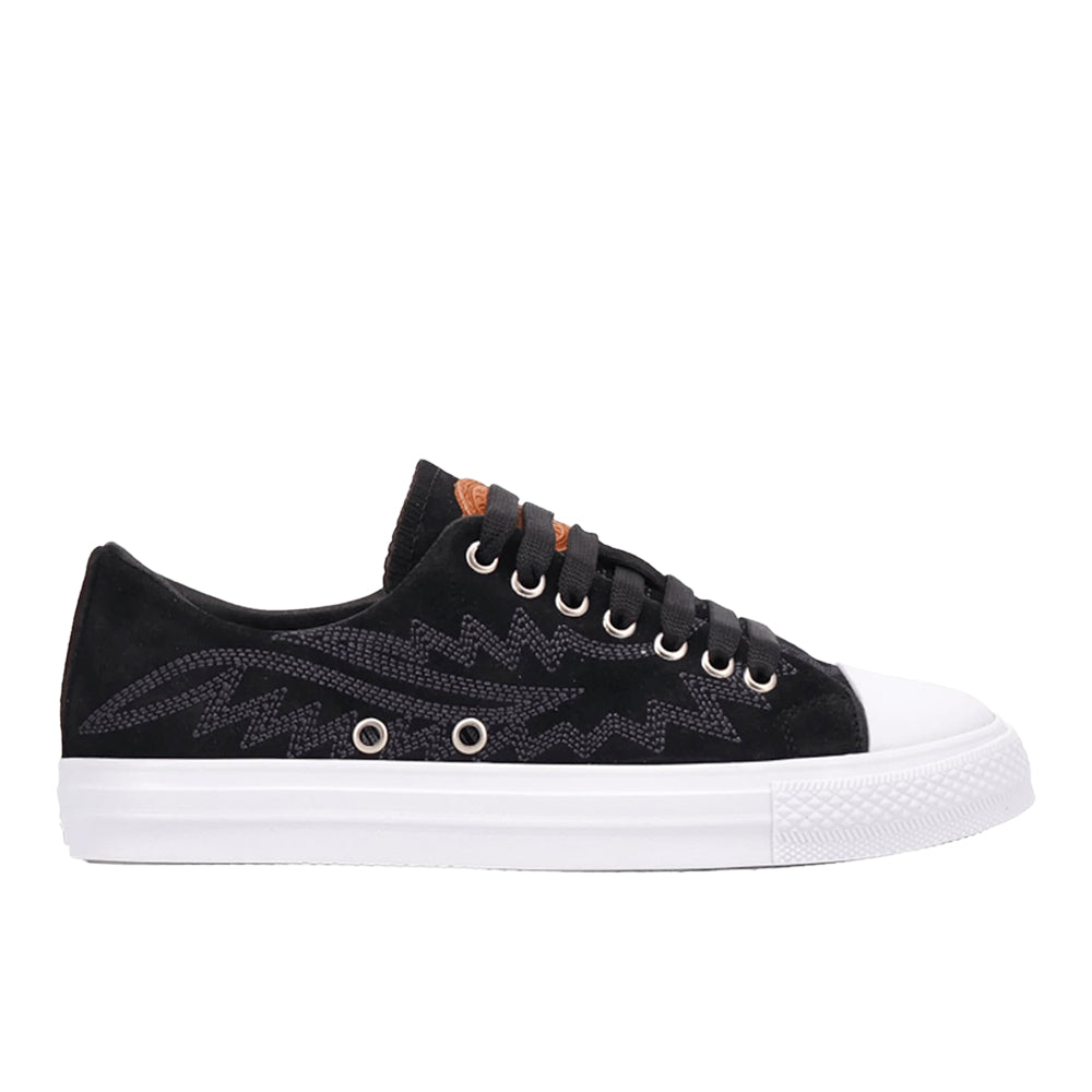 Campus Embroidered Lace Up Sneakers