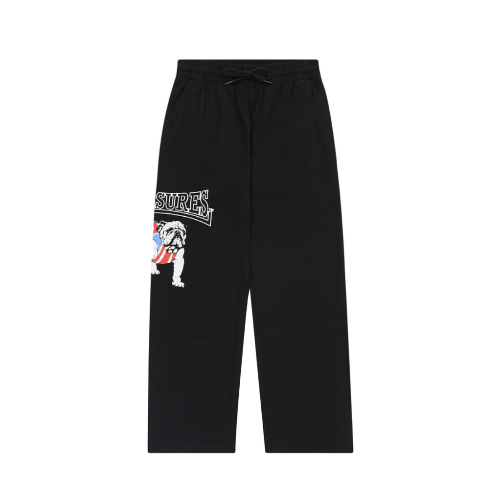 Pleasures Bulldog Cotton Pants - Black