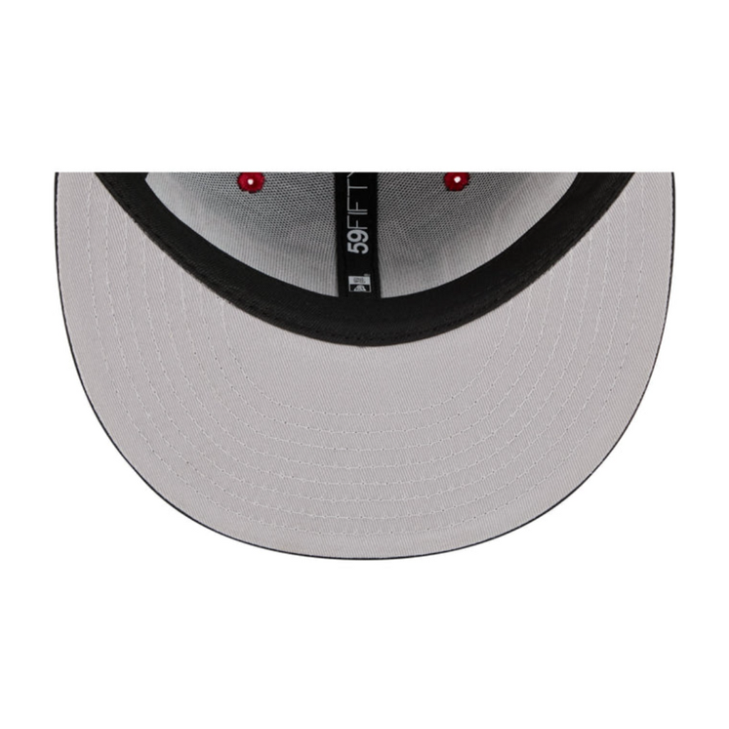 New Era 5950 Atlanta Falcons Satin Fitted - Dark Red