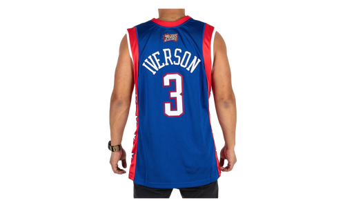 NBA Allen Iverson Authentic Jersey "2004 All-Star East - Royal" BA64J4 ASE B BZQ