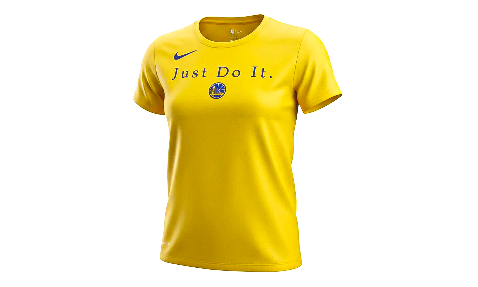 NBA Golden State Warriors Just Do It T-Shirt WMNS"Yellow" AQ6037 728