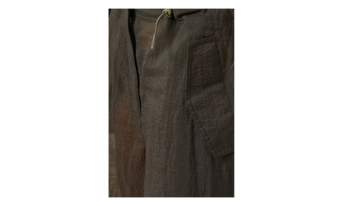 Nuru Sheer Parachute Pant "Dark Brown" KITH60