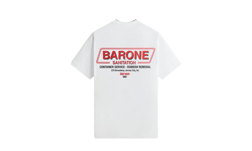 The Sopranos Barone Sanitation Vintage Tee "White" khm034646 101