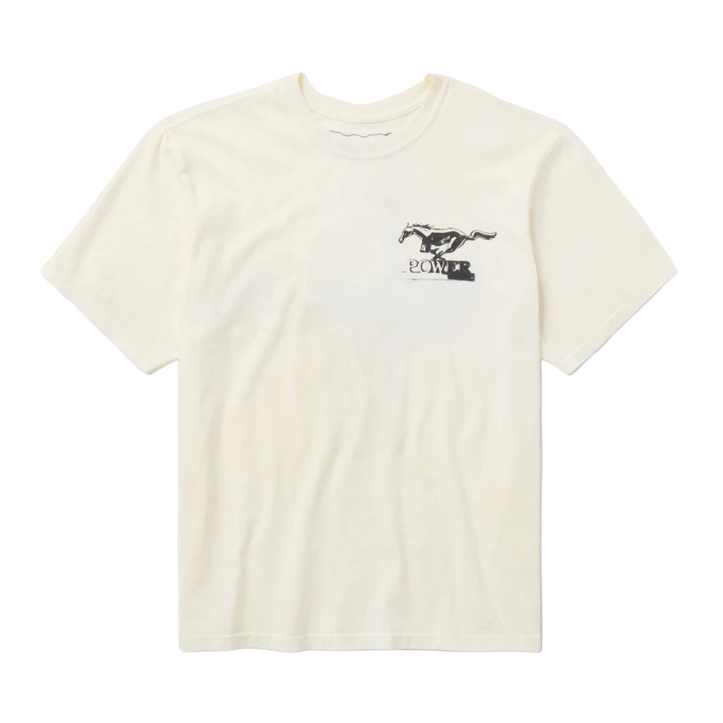 One Of These Days Mustang Cross T-Shirt - Bone