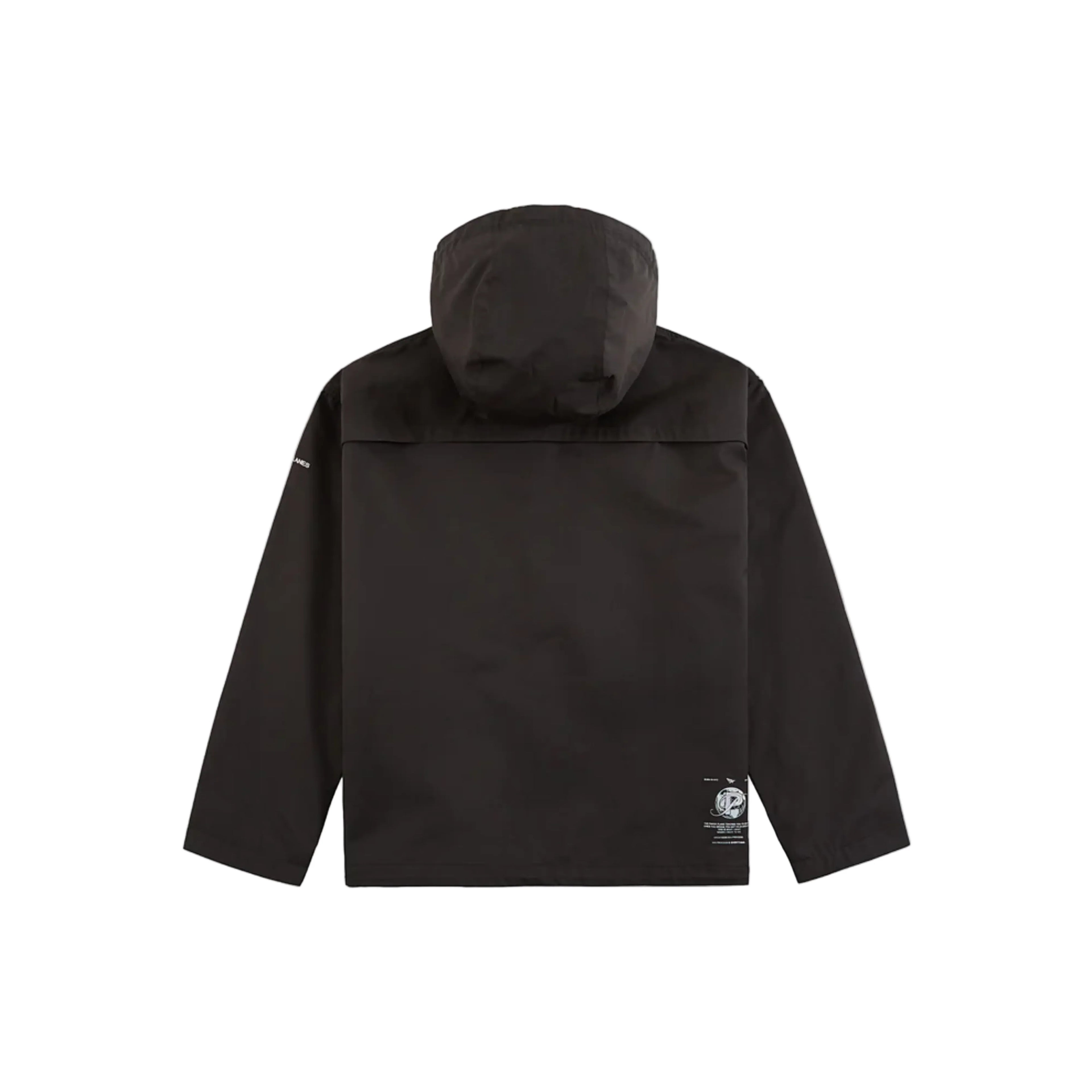 Paper Planes Mesh Lined Rain Jacket - "Chacoal"