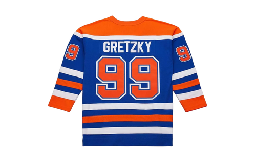 NHL Wayne Gretzky Dark Jersey "1986 Edmonton Oilers - Royal" JY9050 EDOROYA