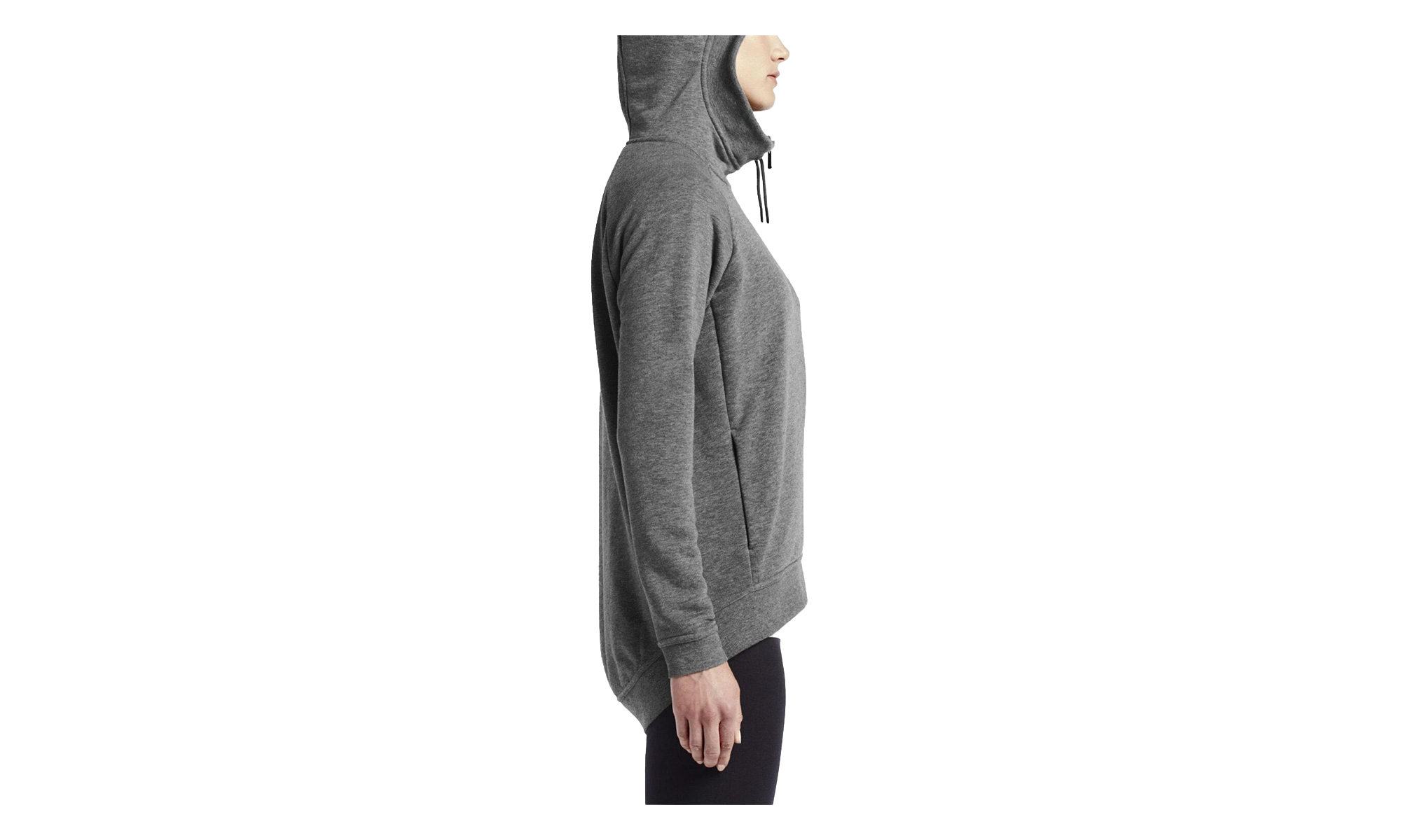 NSW Modern Cape Full Zip Hoodie WMNS"Medium Heather Grey" 804577 091