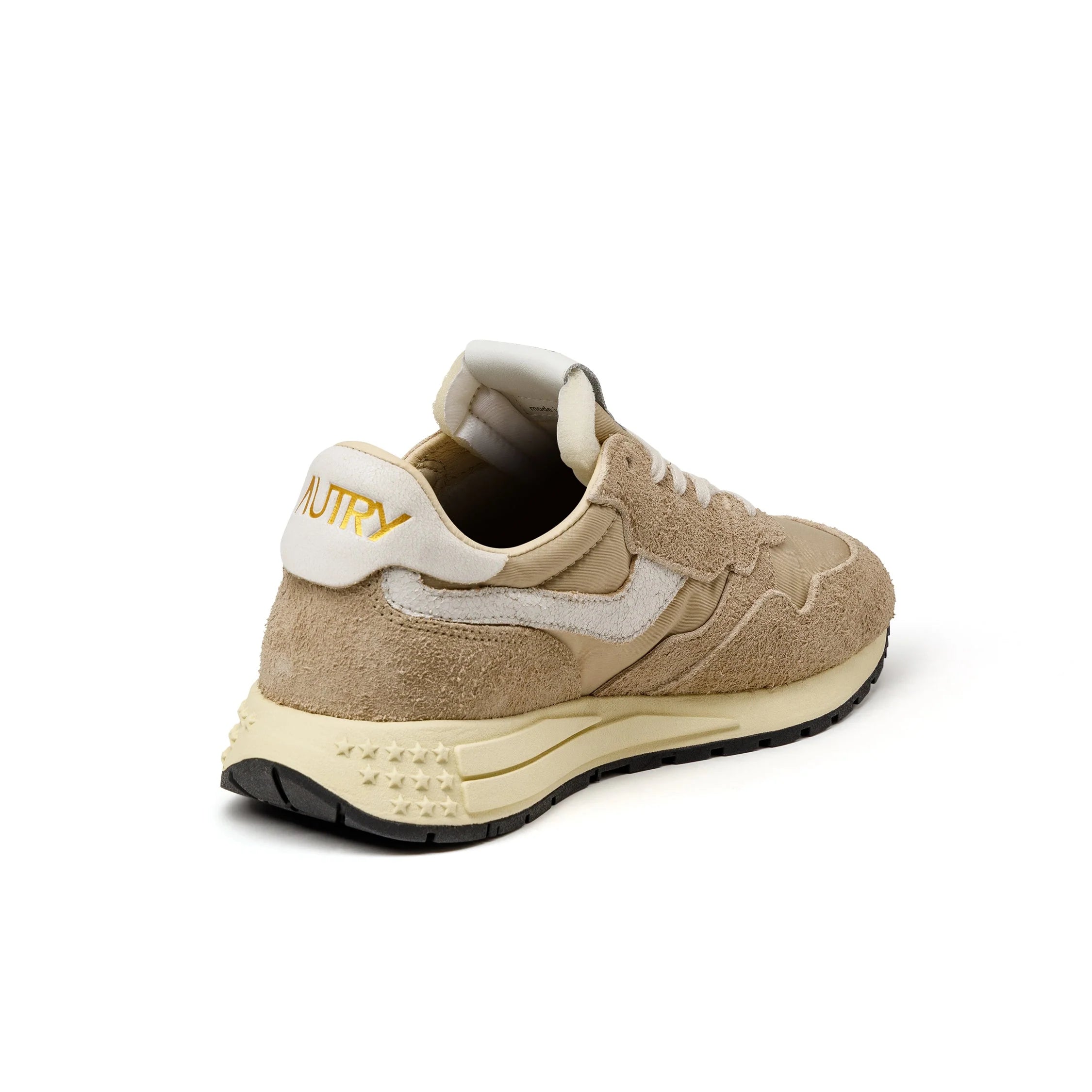 Autry Reelwind Low W *Nylon / Hairy Suede / Cracked Leather*