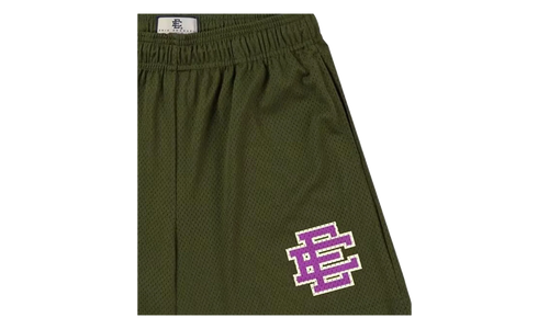 EE Basic Shorts "Chive Green / Purple" EE270