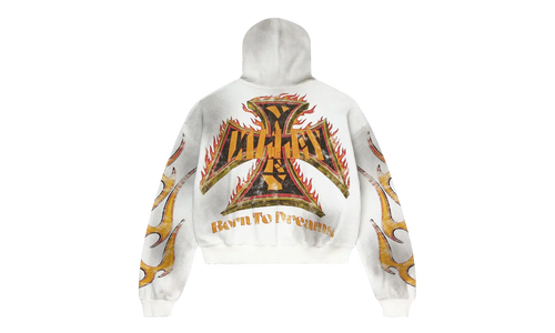 Reborn Waffle Zip-Up Hoodie "White" 11451 1SS2604VFRWZU WHIT
