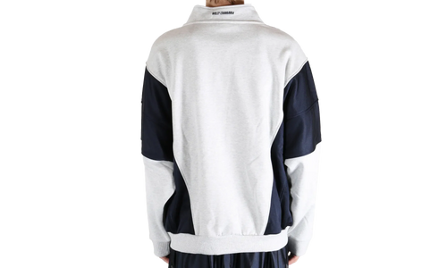 CHAVARRIA WATSONVILLE MOCKNECK Jumper "Light Grey Heather / Legend Ink" KD1803