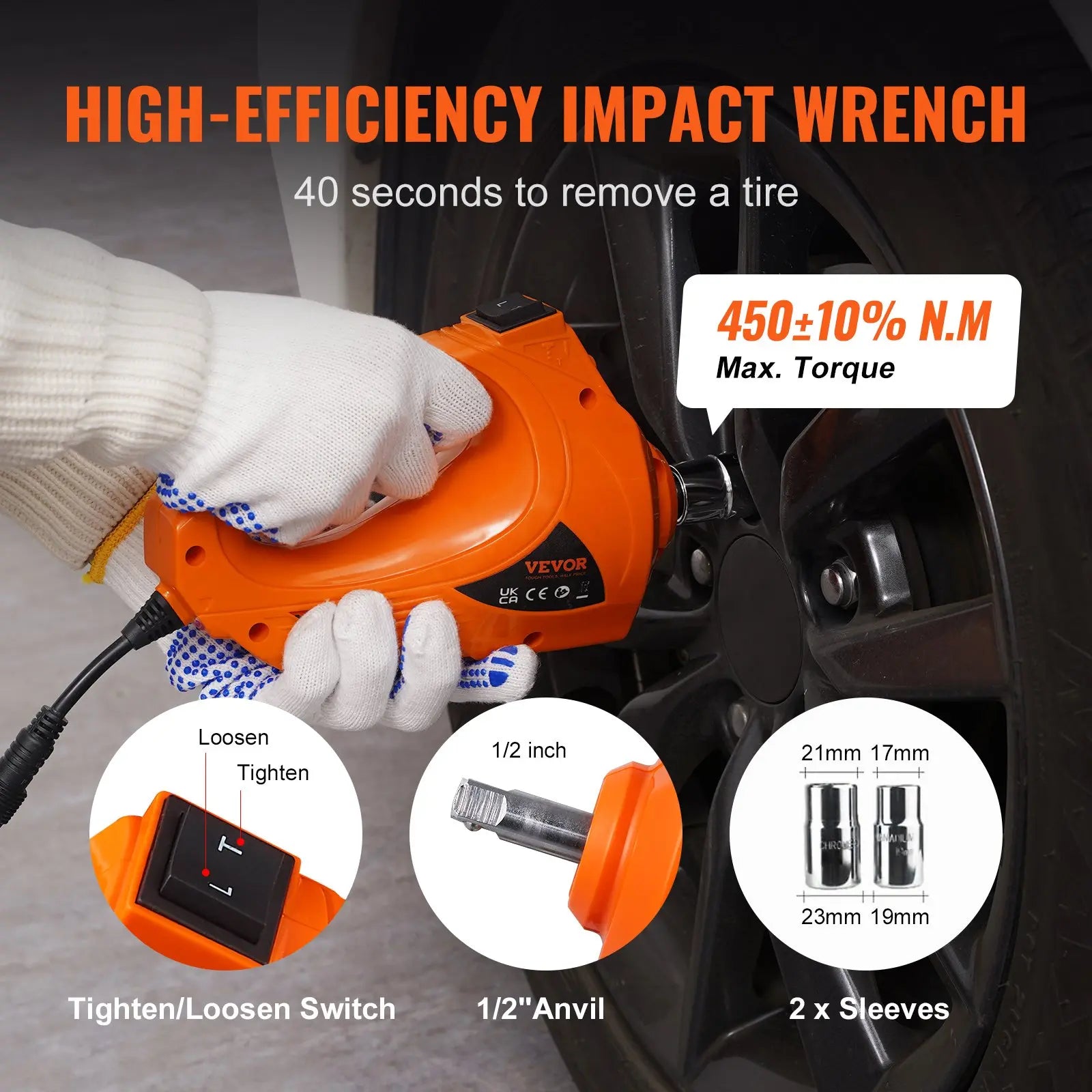 🔥[Hot sale]🔥5 Ton Electric Car Jack Kit with Impact Wrench & Air Pump Heavy‑Duty 12V Auto Emergency Tool Kit for Tire Change Roadside Vehicle Repair