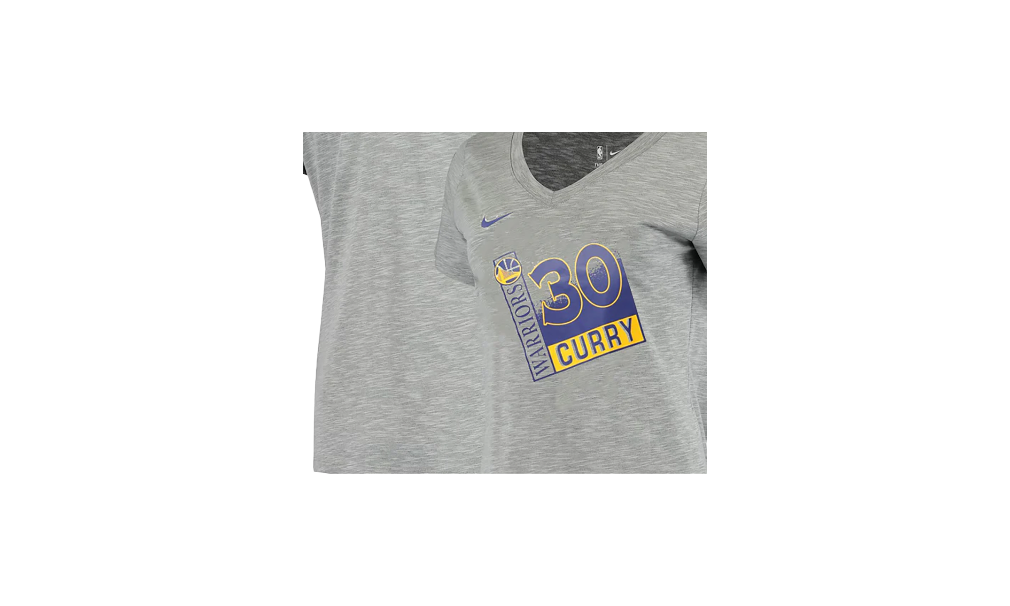 NBA GSW ESteph Curry V Neck T-Shirt WMNS"Gray" AQ5978 064
