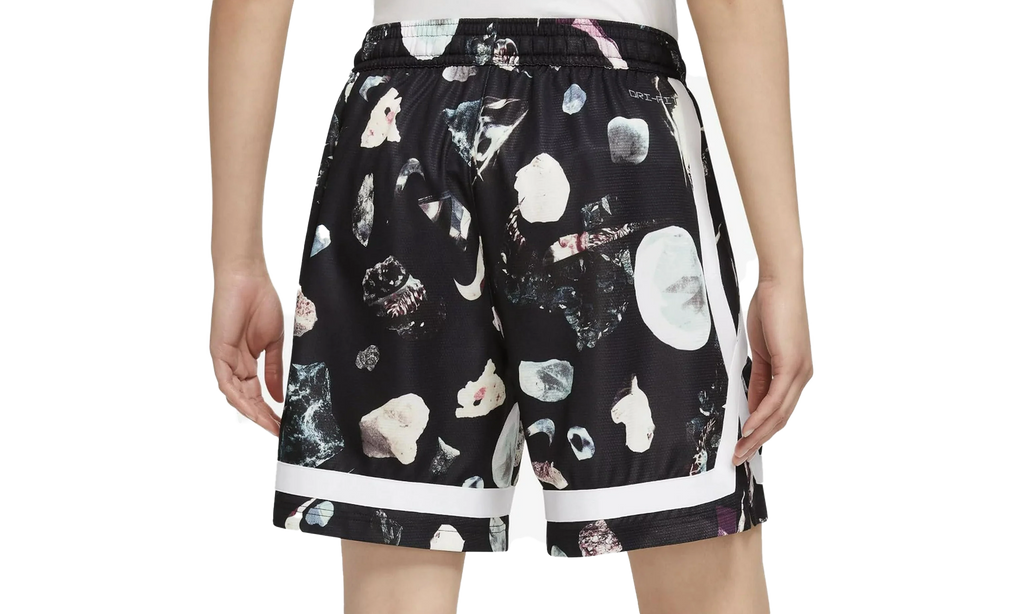 FLY CROSSOVER PRINTED BASKETBALL SHORTS REFLECTIVE WMNS"Black" DR2966 011