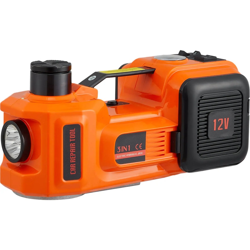 🔥[Hot sale]🔥5 Ton Electric Car Jack Kit with Impact Wrench & Air Pump Heavy‑Duty 12V Auto Emergency Tool Kit for Tire Change Roadside Vehicle Repair