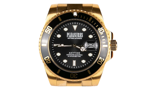 Anytime Watch "Gold / Black" P26SP050 GLD/BLK