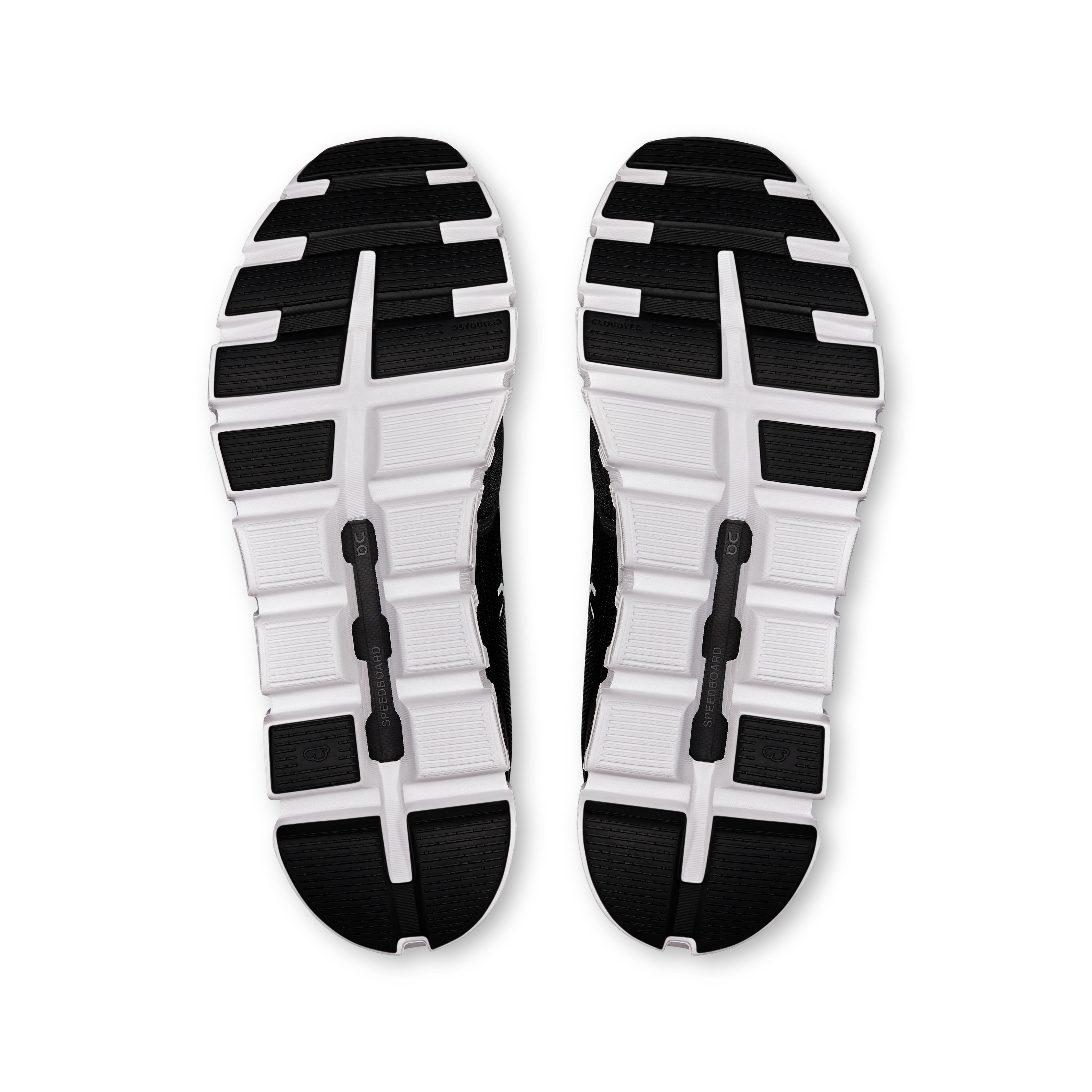 Men's Cloud 6 Wide in Black/White