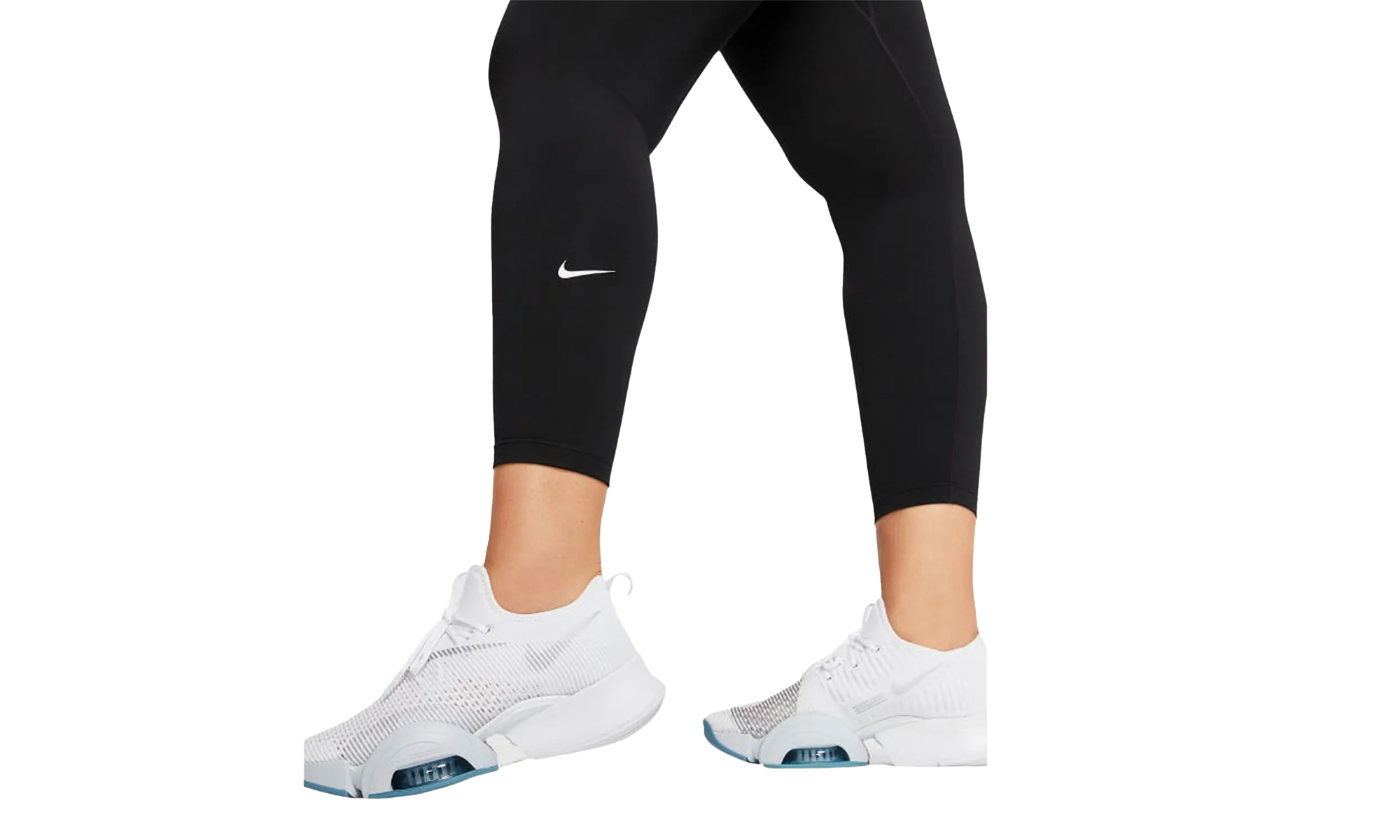 One Mid-rise Crop Leggings WMNS"Black" CU2917 010