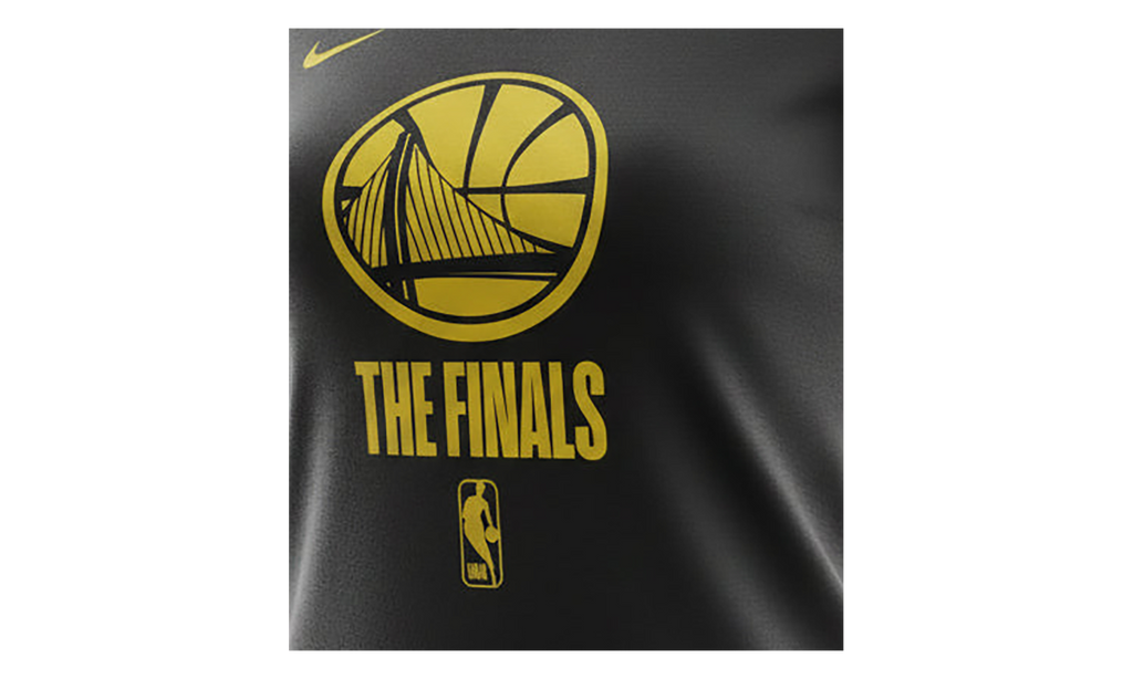 NBA Golden State Warriors The Finals Big Logo V-Neck Tee WMNS"Black" W21548 BLK