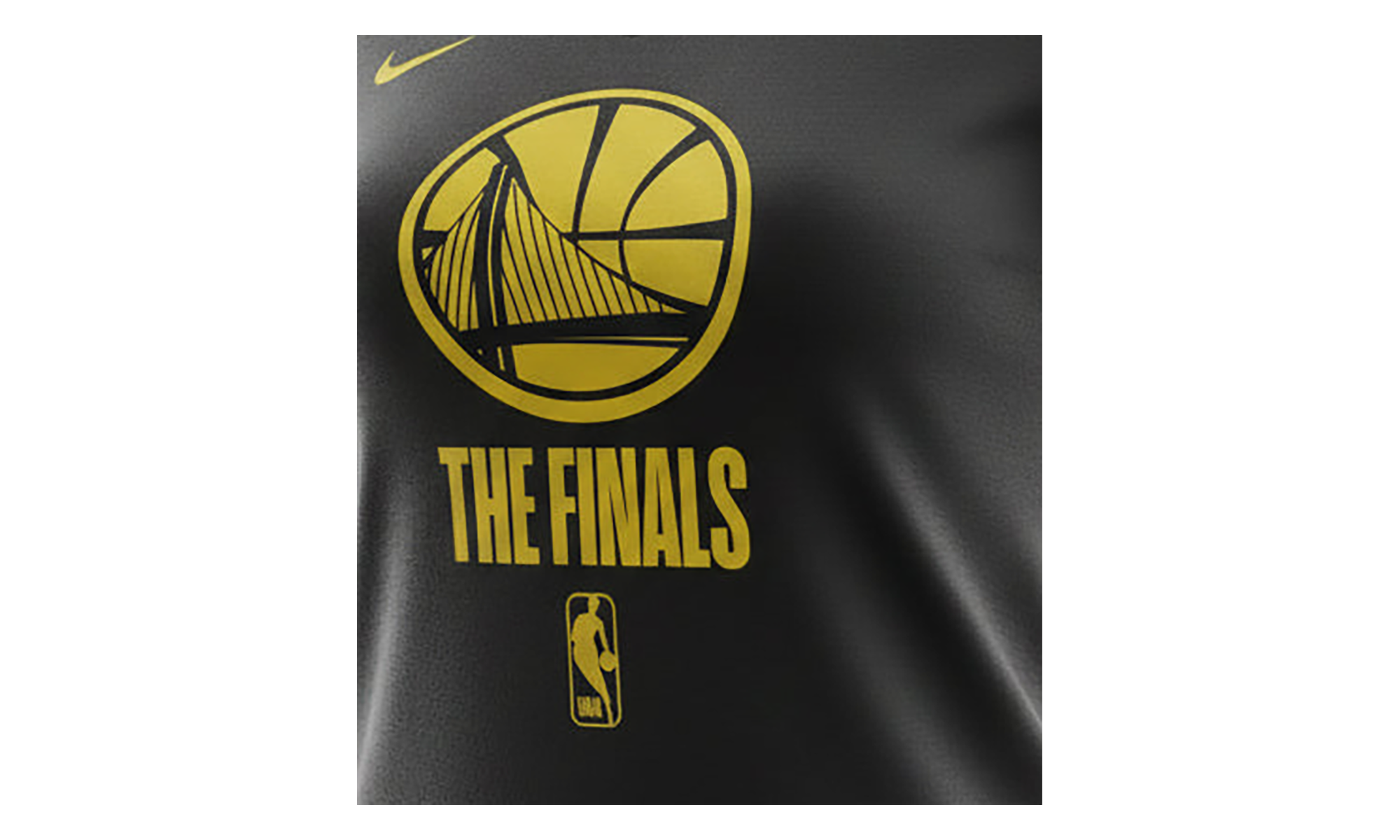 NBA Golden State Warriors The Finals Big Logo V-Neck Tee WMNS"Black" W21548 BLK
