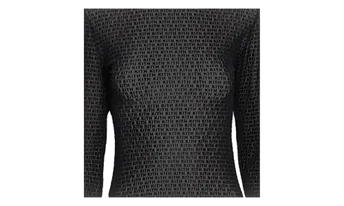 Monogram Velvet Bodysuit WMNS "Black" KITH127
