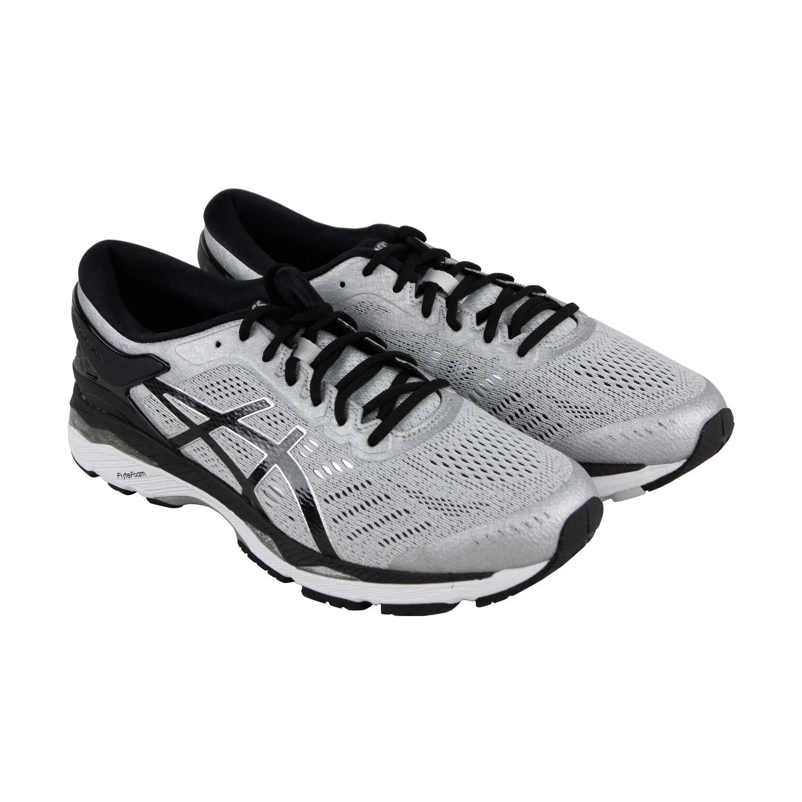 Asics Gel Kayano 24 T7A0N-9390 Mens Gray Wide 2E Canvas Athletic Running Shoes