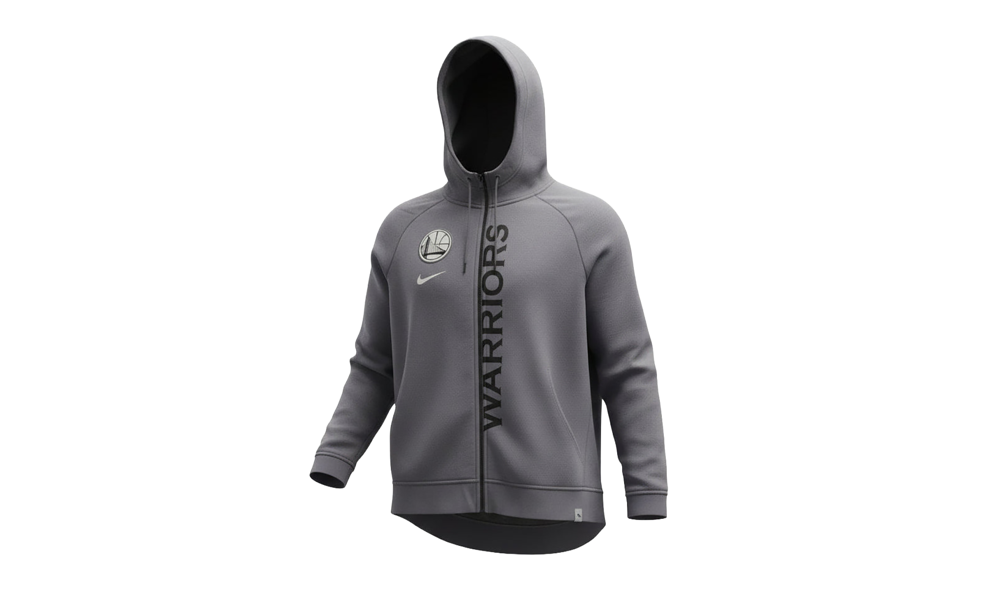 NBA Golden State Warriors Hoodie Full Zipper WMNS"Gray" 862220 036