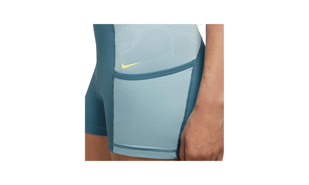 PRO HIGH-WAISTED 3" TRAINING SHORTS WITH POCKETS WMNS"Aqua/White" DX0059 440