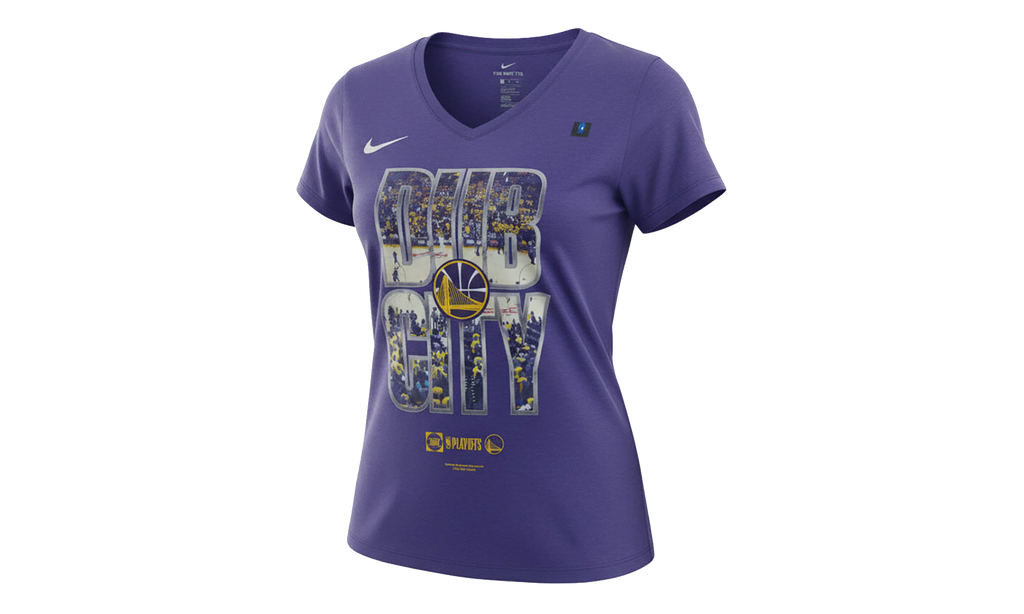 NBA Golden State Warriors DUB City 2019 Playoffs Tee WMNS"Blue" 561451 4EW